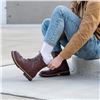 Image 5 : 10-Pairs of HotFeet Work Socks - Men's All-Weather Performance Crew Socks (Size 10-13) - New