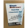 Image 4 : 1 Simple Houseware 5-Compartment Bicycle Storage Rack (Large 70inch Size) - Brand New!