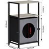 Image 2 : 1 Indoor Hidden Cat House Bed/End Table with Storage - New in Box (Assembly Req'd*)