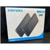 Image 1 : 2-Pack of Asperx 10,000mAh Power Banks/Portable Chargers - Brand New