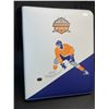 Image 1 : 1 Large Leather Hockey Card Storage Binder - 9-Pocket Pages - New