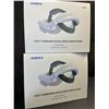 Image 1 : 2 Aubika Fast-Charging Head Straps for VR Meta Quest 3 w/ Built-In 8000mAh Battery - New