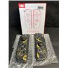 Image 2 : 1 Set of Gold/Black Pikachu Pokemon Design Joycon Controllers for Nintendo Switch - New