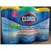 Image 1 : 1 3-Pack of Clorox Disinfecting Wipes - 225 Wipes Total! - New