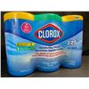 Image 1 : 1 3-Pack of Clorox Disinfecting Wipes - 225 Wipes Total! - New