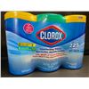 Image 1 : 1 3-Pack of Clorox Disinfecting Wipes - 225 Wipes Total! - New
