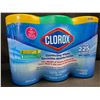 Image 1 : 1 3-Pack of Clorox Disinfecting Wipes - 225 Wipes Total! - New