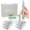 Image 1 : 1 Uryouth Microneedle Kit Derma Pen Tool/Microdermabrasion Tool Kit w/ 10 Cartridges - New
