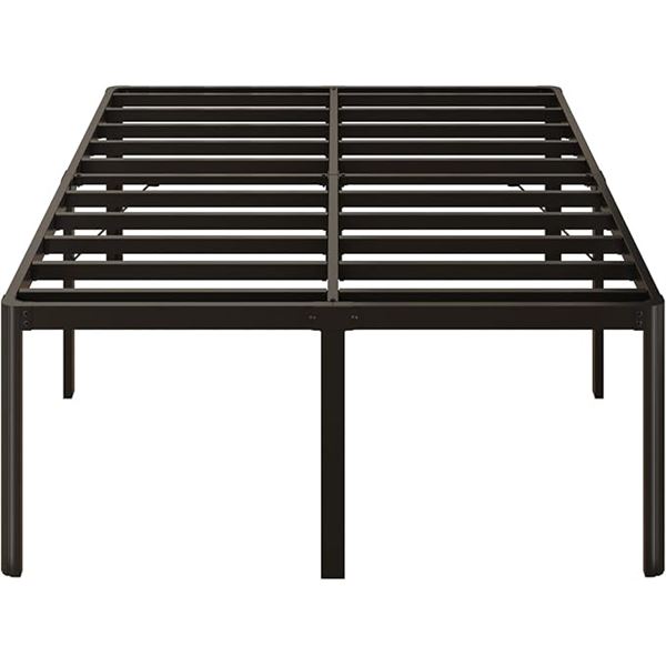 1 Queen Size Heavy-Duty Metal Bed Frame (24inch High Bed Frame) - New in Box (*Assembly Req'd)
