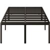 Image 1 : 1 Queen Size Heavy-Duty Metal Bed Frame (24inch High Bed Frame) - New in Box (*Assembly Req'd)