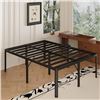 Image 8 : 1 Queen Size Heavy-Duty Metal Bed Frame (24inch High Bed Frame) - New in Box (*Assembly Req'd)