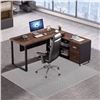 Image 1 : 1 Amyracel Large Office Chair Mat for Low Pile Carpet (46" x 96") Clear Easy-Glide Desk Mat - New