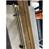 Image 5 : Single Telescoping Curtain Rod for Windows (Large 72" to 144") Heavy Duty Curtain Rod; Bronze - New