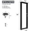 Image 2 : Set of 2 Telakeni 36-Inch Metal Bar Table Legs/Heavy-Duty Industrial Dining Table Legs - New
