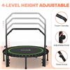 Image 4 : 1 BCAN 48-Inch Foldable Bungee Fitness Trampoline w/ Adjustable Handlebar; 550lb Capacity - NEW