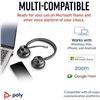 Image 9 : 1 Poly Voyager 4320 UC Wireless Headset & Charge Stand - Stereo Headphones w/ Noise-Canceling Boom