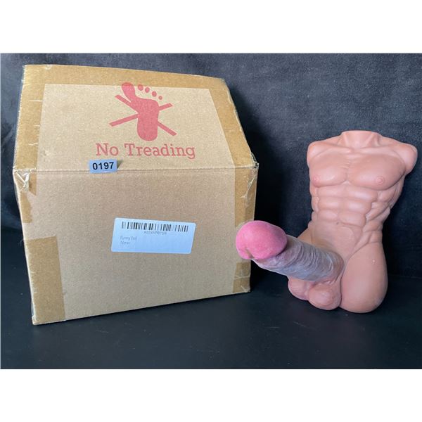 1 Realistic Feel Silicone Sex Doll for Men or Women with Rigid Hard Penis - New