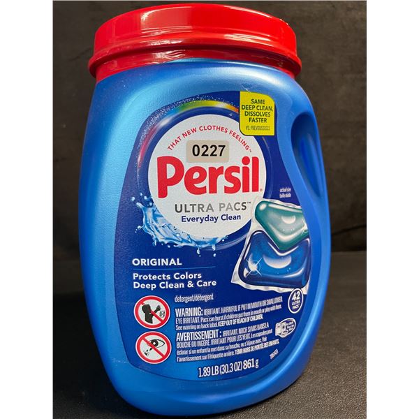Persil Original Ultra Pacs Everyday Clean Laundry Detergent Pods - 1.89lb Tub/42 Ultra Pacs - New
