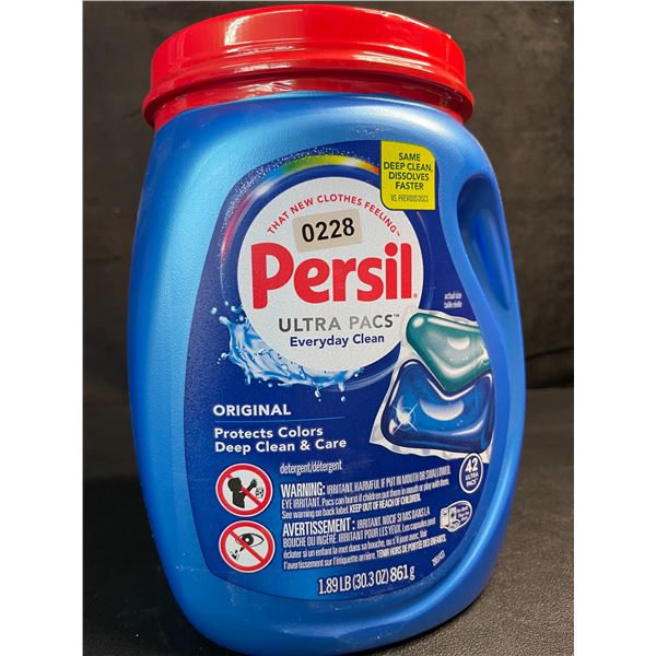Persil Original Ultra Pacs Everyday Clean Laundry Detergent Pods - 1.89lb Tub/42 Ultra Pacs - New