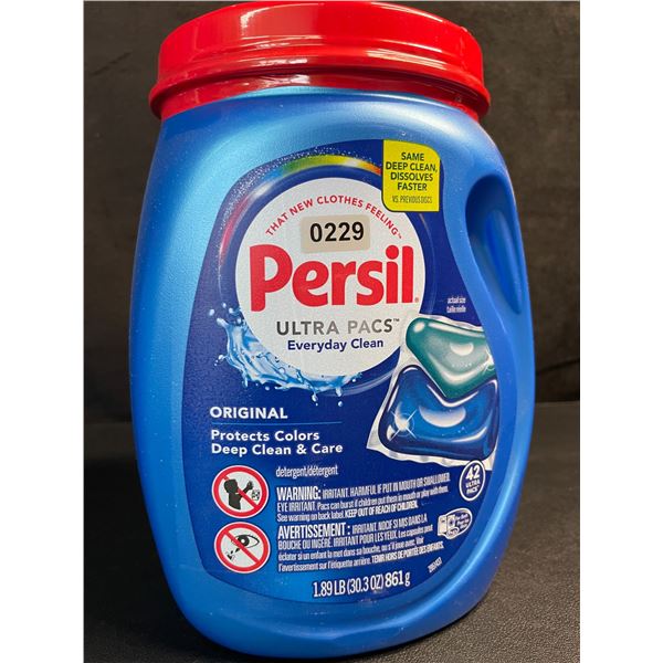 Persil Original Ultra Pacs Everyday Clean Laundry Detergent Pods - 1.89lb Tub/42 Ultra Pacs - New