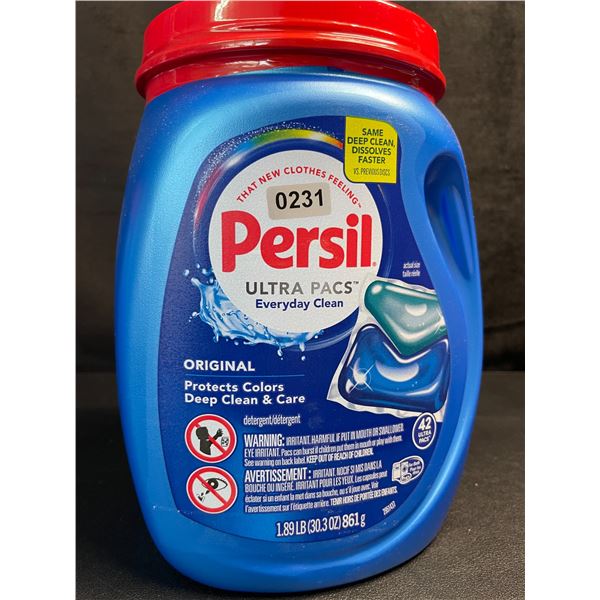 Persil Original Ultra Pacs Everyday Clean Laundry Detergent Pods - 1.89lb Tub/42 Ultra Pacs - New