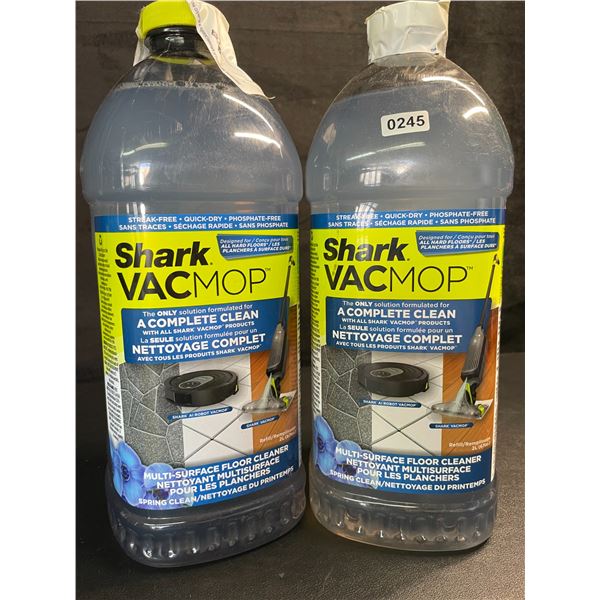 2 Jugs of Shark VacMop Multi-Surface Floor Cleaners - 2L - Brand New