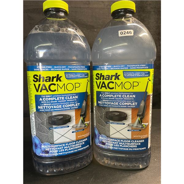 2 Jugs of Shark VacMop Multi-Surface Floor Cleaners - 2L - Brand New