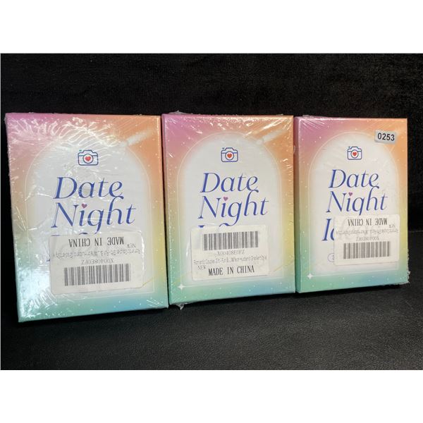 3 Date Night Idea Sets for Couples - 35 Scratch-Off Date Ideas Per Box - New