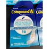 Image 2 : 5 Boxes of CompoundW Wart Remover Medicated Pads - Max Strength - 14 Per Box - New