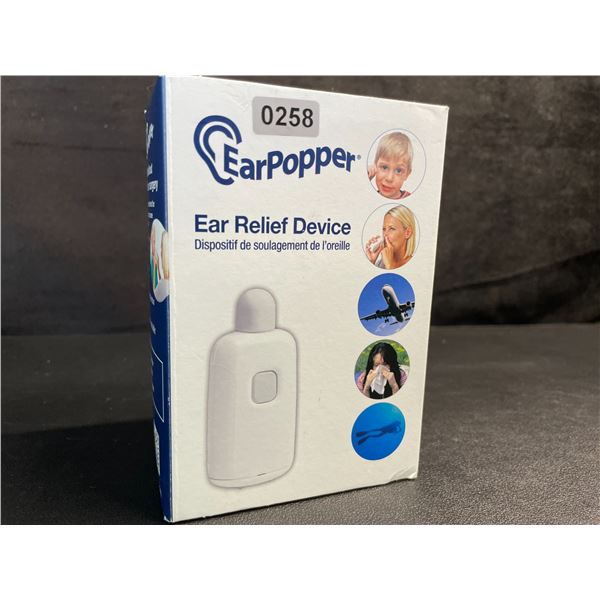 1 Ear Popper Ear Relief Device - Ear Pain Relief w/o Medication - Brand New!