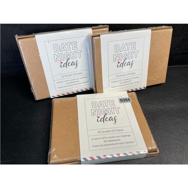 3 Date Night Idea Sets for Couples - 35 Scratch-Off Date Ideas Per Box - New