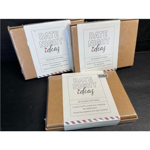 3 Date Night Idea Sets for Couples - 35 Scratch-Off Date Ideas Per Box - New