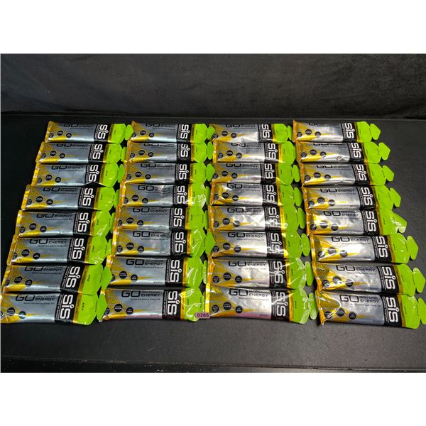 32 Packs of ScienceInSport GO Isotonic Energy Gels - Apple - 60ml Each - New