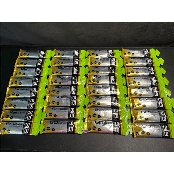 32 Packs of ScienceInSport GO Isotonic Energy Gels - Apple - 60ml Each - New