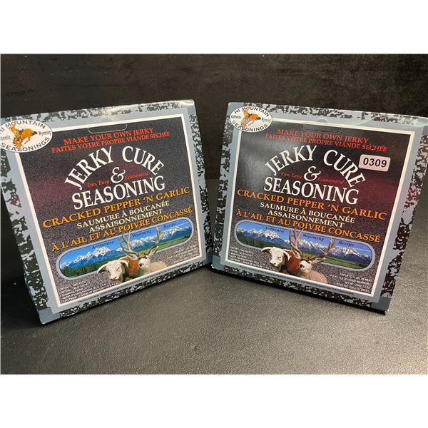 2 Hi Mountain Seasonings Make Your Own Jerky Kits - Jerky Cure & Seasoning (7.2oz) - New
