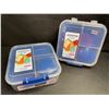Image 1 : 2 Sistema To Go Bento Cube Lunch Storage Boxes - 1.25L - New