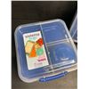 Image 2 : 2 Sistema To Go Bento Cube Lunch Storage Boxes - 1.25L - New