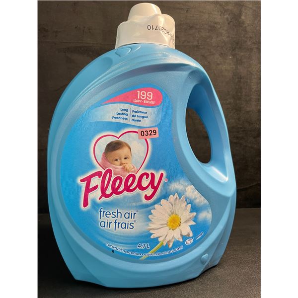 1 Large Jug of Fleecy Fresh Air Concentrated Fabric Softener - 199 Loads (4.7L) - New