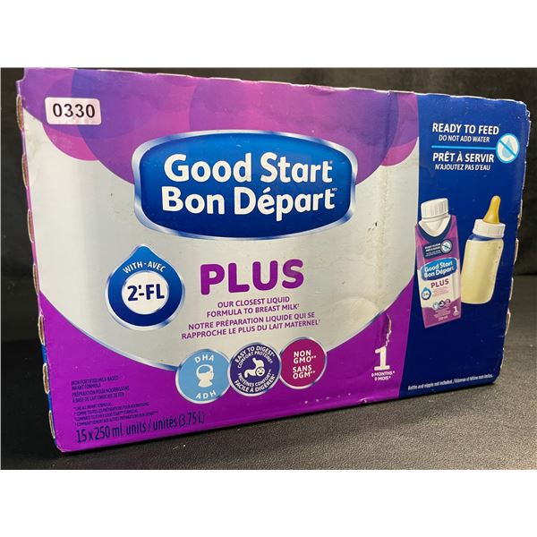 1 Case of Nestle Good Start Plus 1 Ready-To-Feed Baby Formula - 15 x 250ml units - New