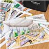 Image 4 : 100-Color Set of Anymark Dual-Tip Alcohol Markers/Artist Markers for Drawing & Coloring - New