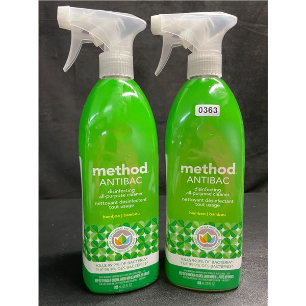 2 Method Antibac Disinfecting All-Purpose Cleaners - Bamboo - 828mL - New