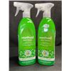 Image 1 : 2 Method Antibac Disinfecting All-Purpose Cleaners - Bamboo - 828mL - New