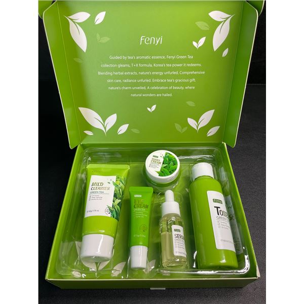 1 Fenyi 5PC Green Tea Skincare Kit - Refreshes & Hydrates Skin - Brand New