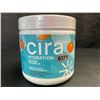 Image 1 : 1 Cira Hydration Electrolyte Beverage Mix - Peach Mango - Natural - 229.5g - New Sealed