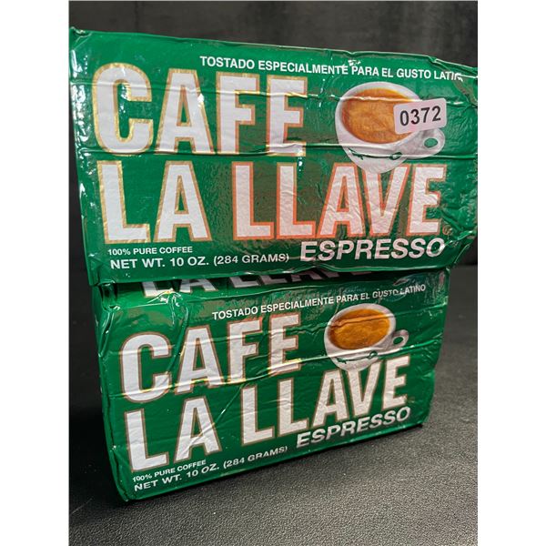 2 Cafe La Llave Espresso Bricks - 10 Ounce - 100% Pure Coffee - New