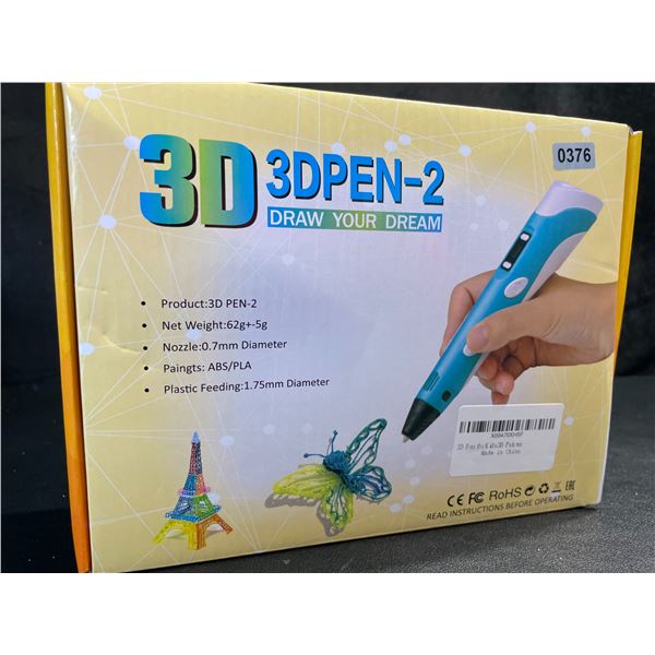 1 3D Printing Pen Set - Includes Assorted Filament & 3D Pen - Brand New