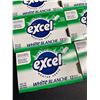 Image 2 : 10 Packs of Excel Spearmint White Chewing Gum - 12Pcs Each - New