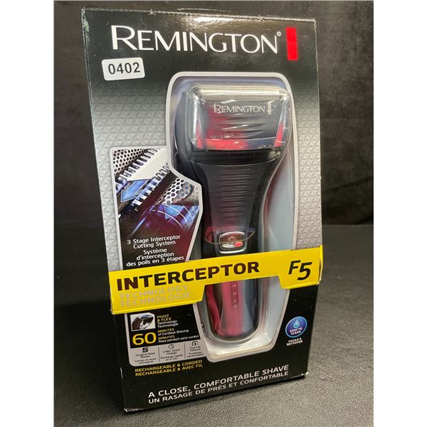 1 Remington Interceptor F5 Power Series Shaver with Intercept Shaving Technology - New Sealed