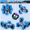 Image 5 : 1 Qunreda Q1 Remote Control 4WD R/C Stunt Car with LED Lights - Brand New