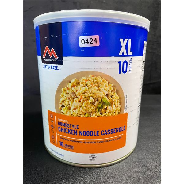 1 XL Can of Mountain House Freeze-Dried Homestyle Chicken Noodle; Emergency/Survival Food - New